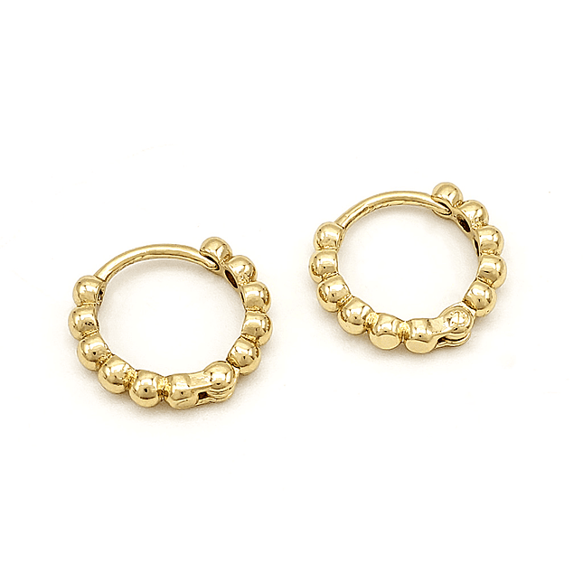 Aretes Candongas Oro Laminado 18k 2