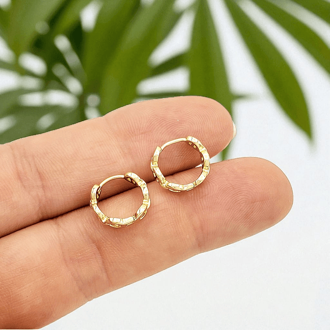 Aretes Candongas Gucci Oro Laminado 18k 3