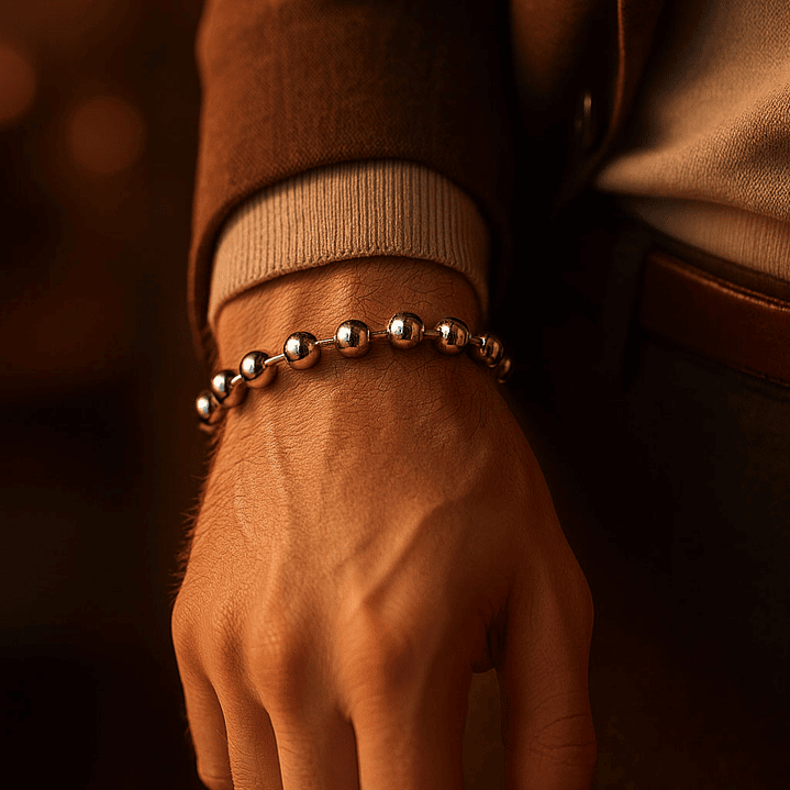 Pulsera de Cadena Militar Acero 5