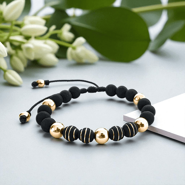 Pulsera con Neopreno Oro Laminado 18K 5