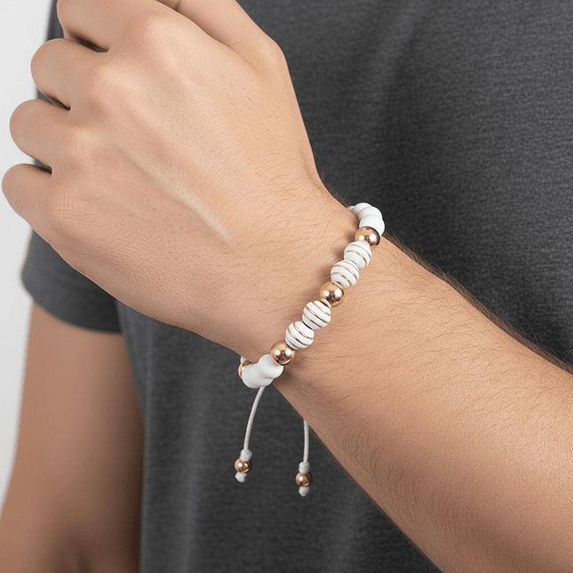 Pulsera con Neopreno Oro Laminado 18K 4