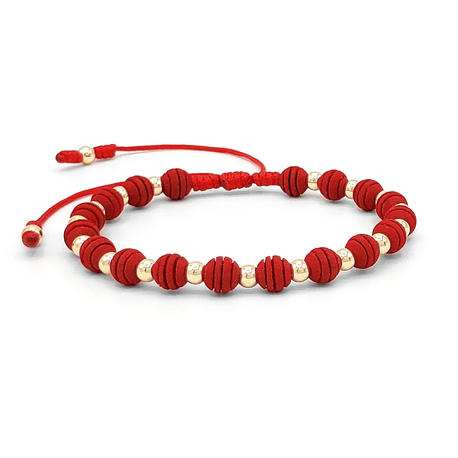 Pulsera con Neopreno y Oro Laminado 18K 2