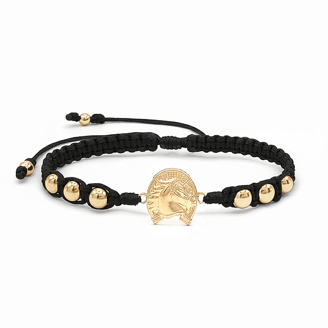 Pulsera Caballo Herradura Oro Laminado 18k 1