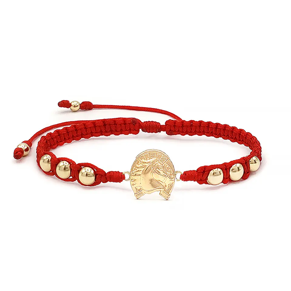 Pulsera Caballo Herradura Oro Laminado 18k 2