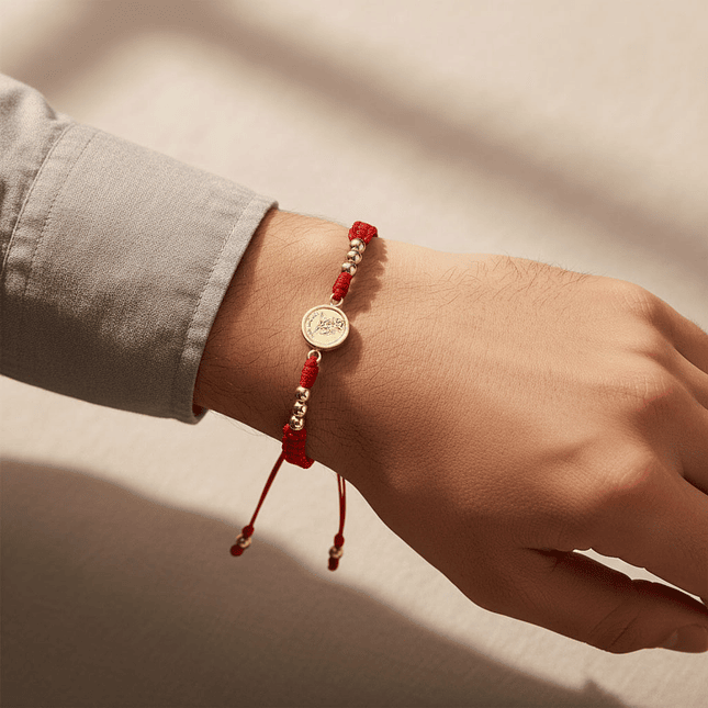 Pulsera San Miguel Arcángel Oro Laminado 18k 3