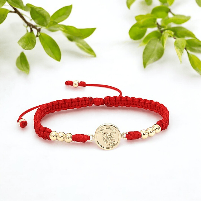Pulsera San Miguel Arcángel Oro Laminado 18k 5