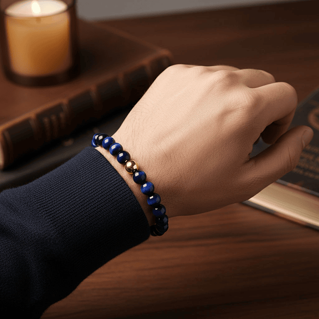 Pulsera Ojo de Tigre Oro Laminado 18k 4