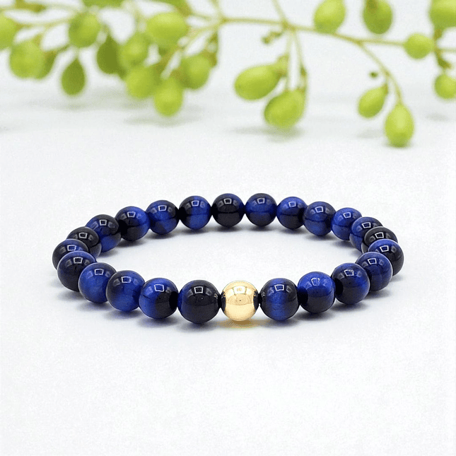 Pulsera Ojo de Tigre Oro Laminado 18k 5