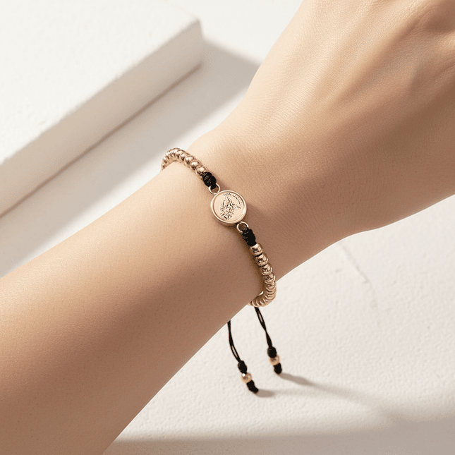 Pulsera San Miguel Arcángel Oro Laminado 18k 2