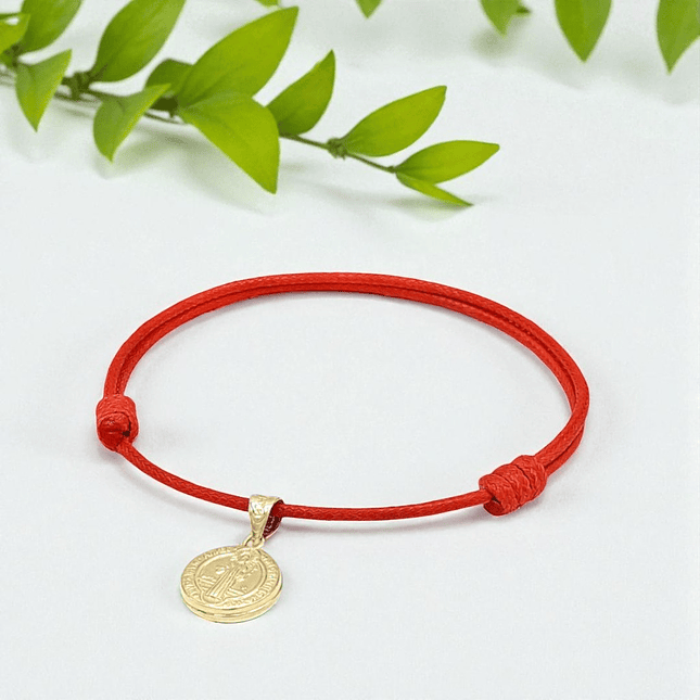 Pulsera San Benito Oro Laminado 18k 5