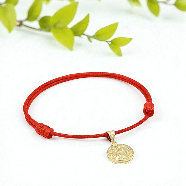 Pulsera San Benito Oro Laminado 18k 3