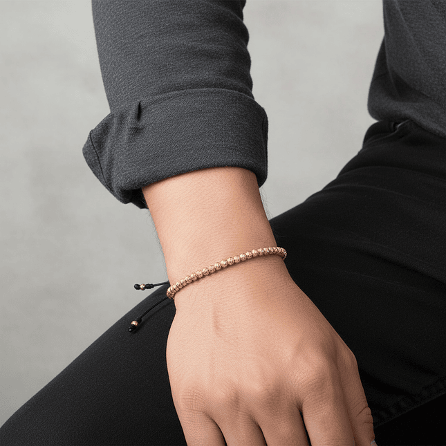 Pulsera Oro Laminado Diamantado 18k (4mm) 3