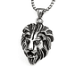 Collar Cadena León Acero Inoxidable - Miniatura 1