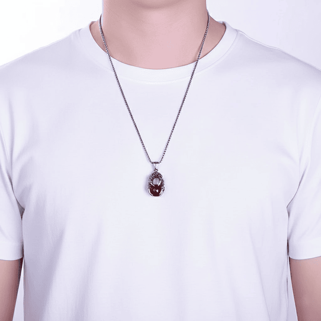 Collar Cadena Garras de Dragón Acero Inoxidable 4