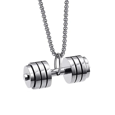 Cadena con Dije Mancuerna Acero Inoxidable
