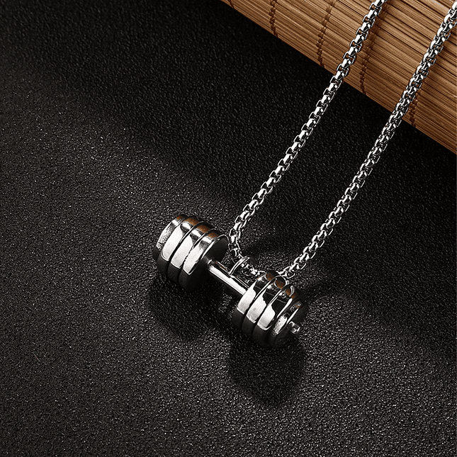 Cadena con Dije Mancuerna Acero Inoxidable 4