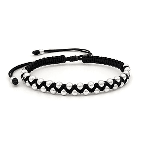 Pulsera Tejida Plata 925 Italiana (4mm)