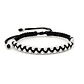 Pulsera Tejida Plata 925 Italiana (4mm) - Miniatura 1