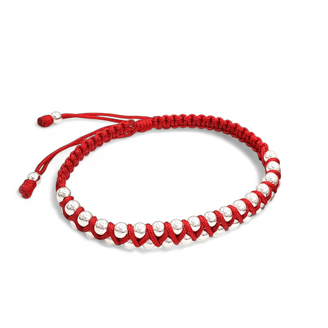 Pulsera Tejida Plata 925 Italiana (4mm) 4