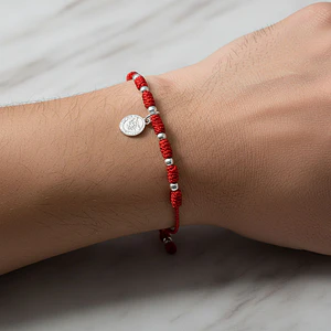Pulsera 7 Nudos Arcángel San Miguel Plata 925