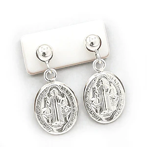 Topos Aretes San Benito de Abad Plata 925 Italiana