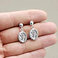 Topos Aretes San Benito de Abad Plata 925 Italiana - Miniatura 4
