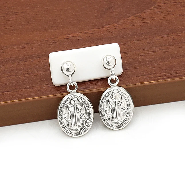 Topos Aretes San Benito de Abad Plata 925 Italiana 3