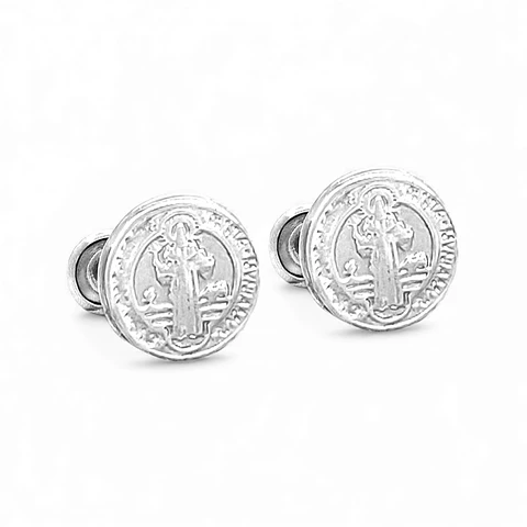 Topos Aretes San Benito de Abad Plata 925 Italiana