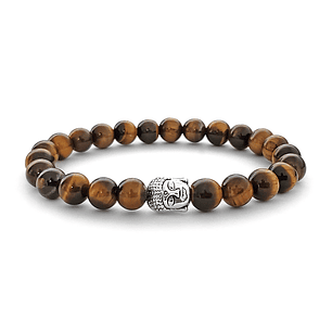 Pulsera Buda Piedra Ojo de Tigre
