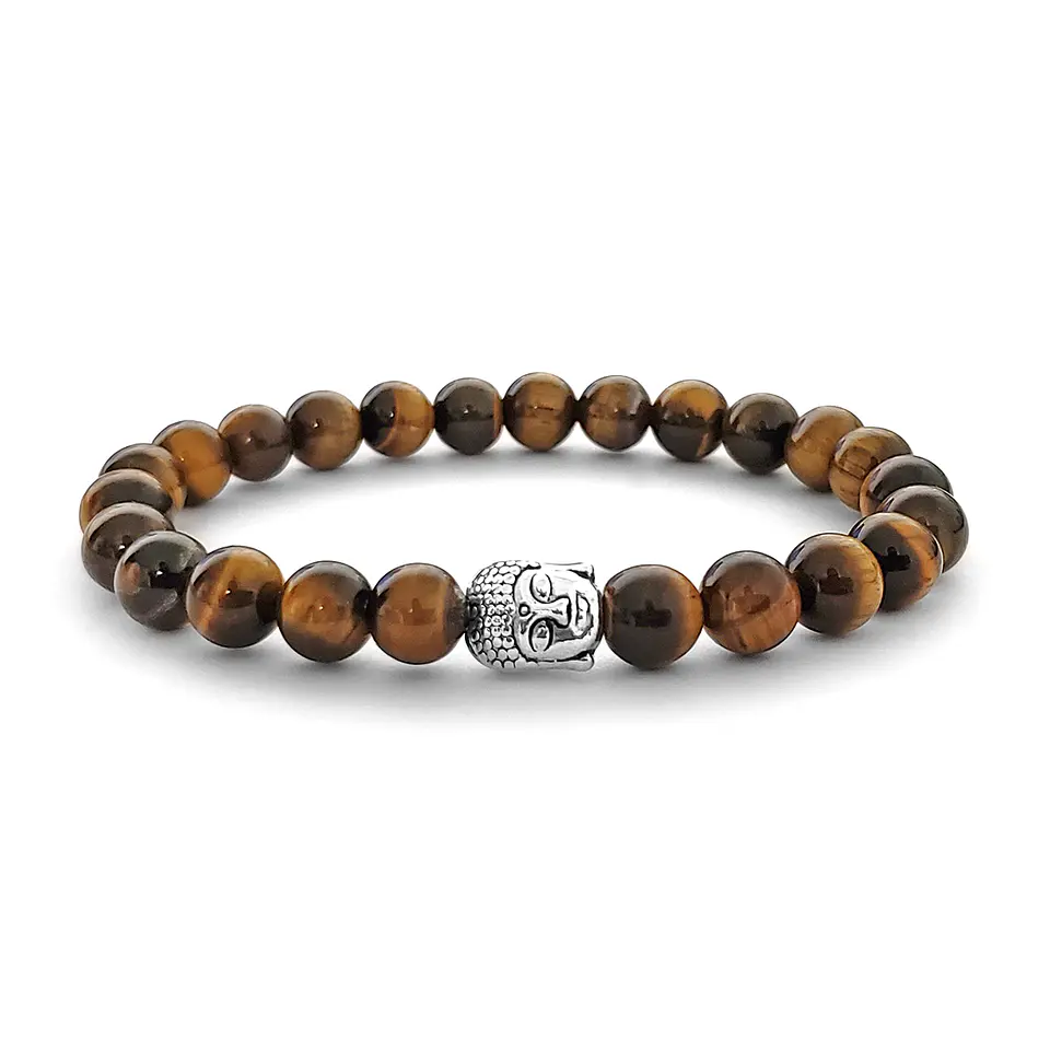 Pulsera Buda Piedra Ojo de Tigre 1