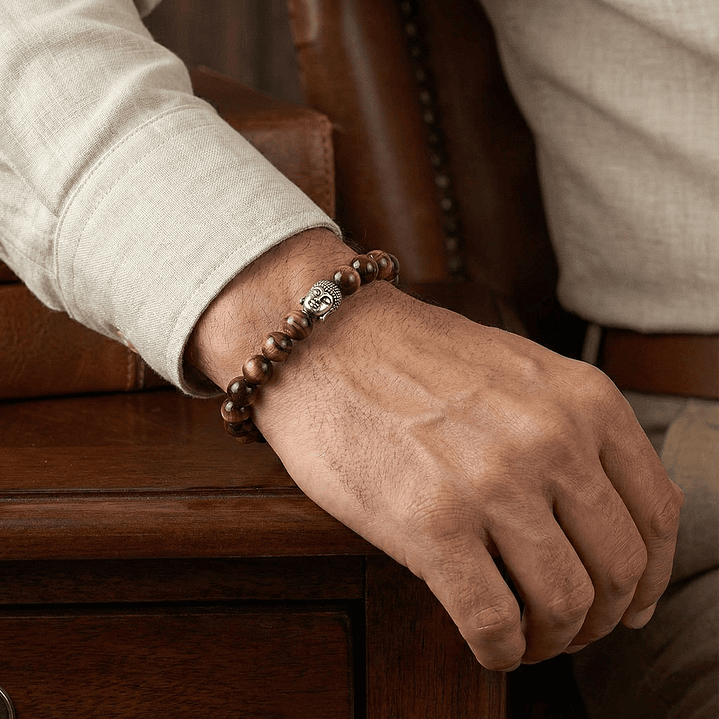 Pulsera Buda Piedra Ojo de Tigre 3