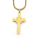 Collar Cadena Cruz Cristo San Benito de Abad Protección Acero  - Miniatura 4