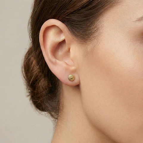 Topos Aretes Coronas Oro Laminado 18k
