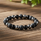 Pulsera Triple Protección Turmalina Negra Volcánica Hematita - Miniatura 3