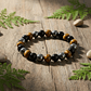 Pulsera Triple Protección Ojo de Tigre Obsidiana Hematita - Miniatura 4
