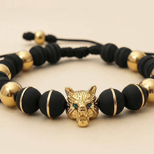 Pulsera Lobo Neopreno Acero Inoxidable 5