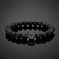 Pulsera Hombre Leopardo Piedra Volcánica 8mm - Miniatura 8