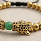 Pulsera Hombre Leopardos Jade Acero Inoxidable - Miniatura 4