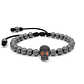Pulsera Hombre Calavera Piedra Hematita - Miniatura 1