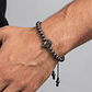 Pulsera Hombre Calavera Piedra Hematita - Miniatura 2