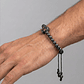 Pulsera Hombre Calavera Piedra Hematita - Miniatura 3