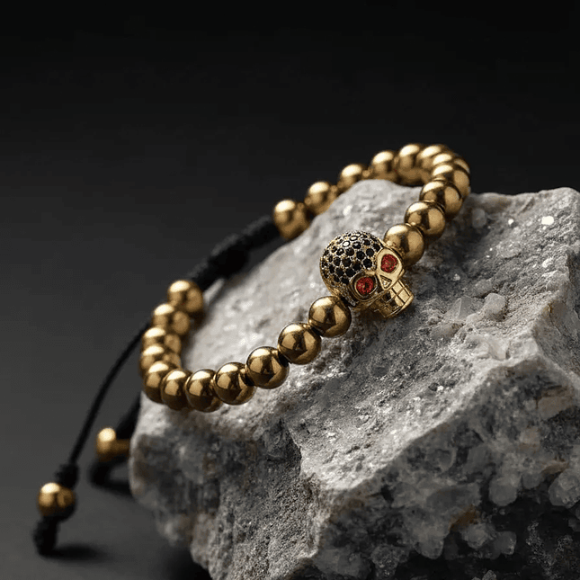 Pulsera Hombre Calavera Acero (6mm) 5