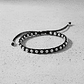 Pulsera Tejido Macramé Plata Ley 925 (4mm)  - Miniatura 4