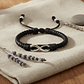 Pulsera de Infinito en Cuero Trenzado - Miniatura 3