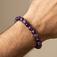Pulsera Piedra Amatista Natural 8mm - Miniatura 2