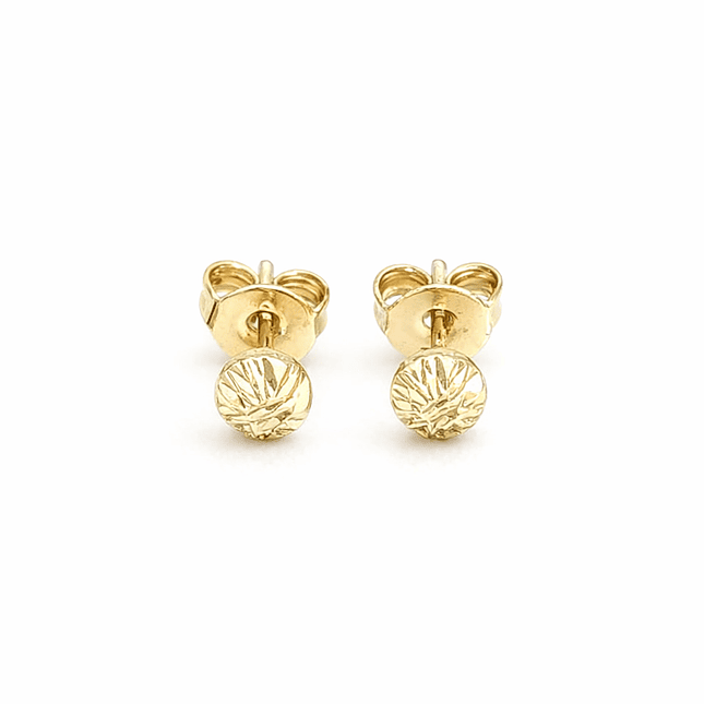 Topos Aretes Diamantados Oro Laminado 18k 2