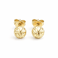 Topos Aretes Diamantados Oro Laminado 18k - Miniatura 3