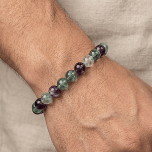 Pulsera Piedra Fluorita Natural 8mm