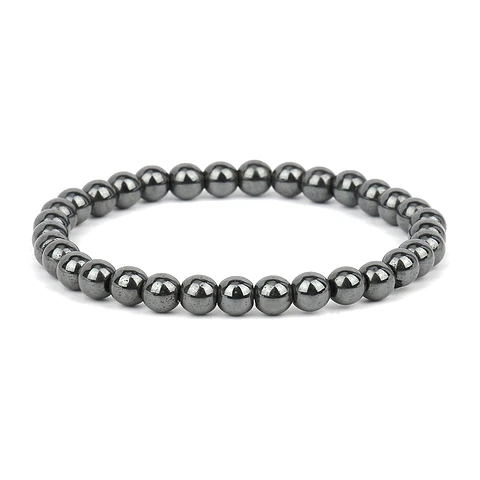 Pulsera de Piedra Hematita Natural