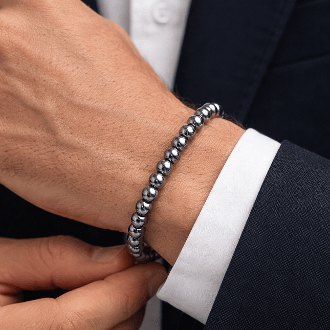 Pulsera de Piedra Hematita Natural 3